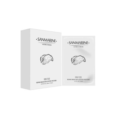 SanMarine Відновлююча маска з протеїнами устриці Skin Food Repair Mask with Oyster Proteins 5шт