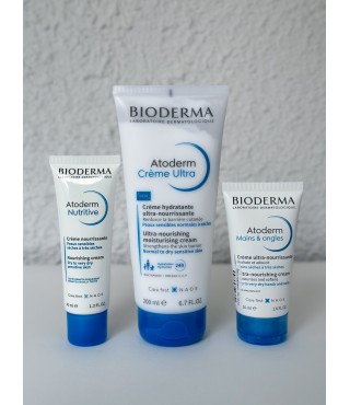 Біодерма Набір подарунковий Bioderma Atoderm Поживний догляд