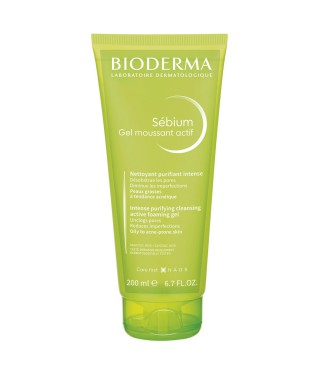 Біодерма Себіум Гель Актив очищуючий Bioderma Sébium Gel moussant actif, 200 мл