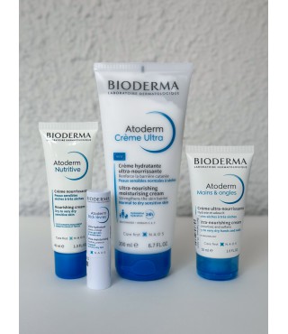 Біодерма Набір подарунковий Bioderma Atoderm Зимовий догляд