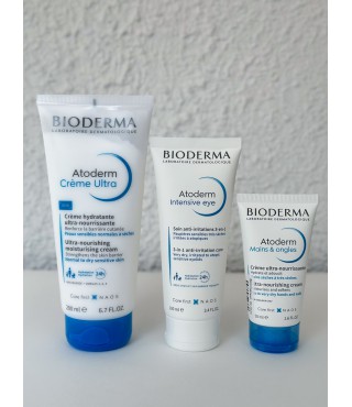 Біодерма Набір подарунковий Bioderma Atoderm Універсальний зимовий догляд