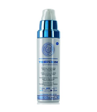 Сонцезахисний зволожуючий крем для чутливої ​​шкіри SPF 50+ Tebiskin UV-Sooth SPF 50+, 50 мл