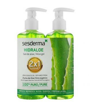 Набір Гель для обличчя та тіла Sesderma HIDRALOE Aloe Gel 250 мл*2