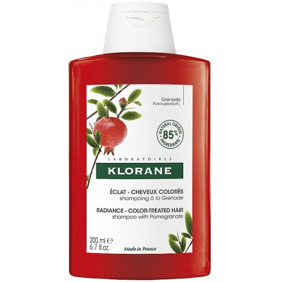 Клоран Гранат шампунь для фарбованого волосся Klorane Shampooing à la Grenade, 200 мл