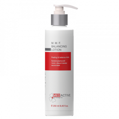Балансувальний тонік з фруктовими кислотами Medactive М.M.F. BALANCING LOTION peeling &amp; balance АНА,250мл