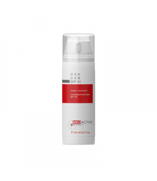 Сонцезахисний крем SPF 50 Medactive U.V.A./U.V.B. SPF 50 cream sunscreen, 150мл