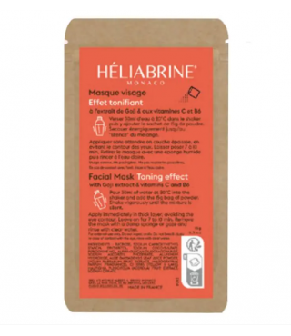 Heliabrine Тонізуюча альгінатна маска з ягодами годжі Toning mask Goji вerry 15 г