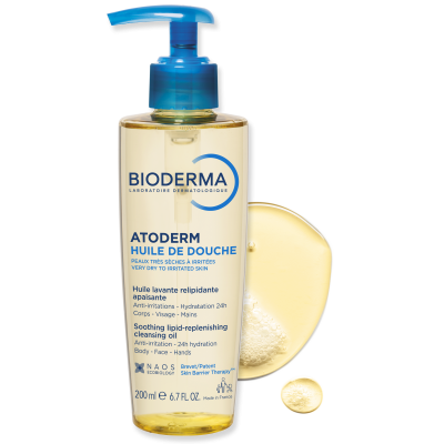 Біодерма Атодерм Масло для душу ультрапоживне Bioderma Atoderm Huile de douche 200 мл