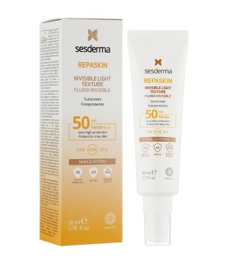 Сесдерма Сонцезахисний флюїд для обличчя Sesderma Repaskin Invisible Fluid SPF 50, 50 мл