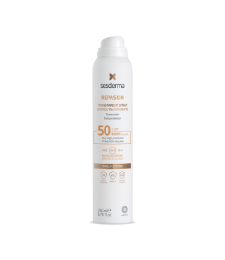 Сесдерма Сонцезахисний спрей для тіла Sesderma Repaskin Transparent Spray SPF 50+, 200 мл