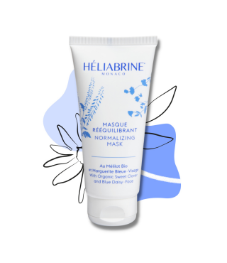 Heliabrine Заспокійлива маска “Солодка конюшина» Normalising Mask With Cotton Milk 75 мл