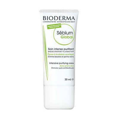 Біодерма Себіум Глобаль інтенсивний оздоровлюючий догляд Bioderma Sebium Global intensive purifying care 30 мл