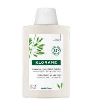 Клоран Овес шампунь для всіх типів волосся Klorane Shampooing au lait d'avoine, 200 мл