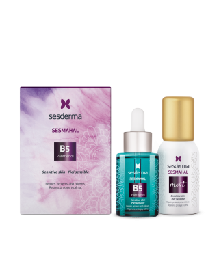 Сесдерма Набір відновлюючий для чутливої шкіри Sesmahal B5 Two-phase system (serum 30 ml + mist 30 ml)