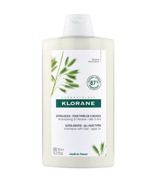 Клоран Овес шампунь для всіх типів волосся Klorane Shampooing au lait d'avoine, 400 мл