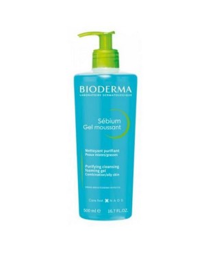 Біодерма Себіум Очищуючий Гель Bioderma Sebium purifying cleansing foaming gel, 500 мл