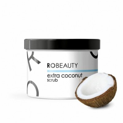 RoBeauty Кокосовий скраб обгортання з мерехтінням 250 мл