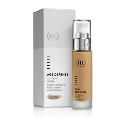 Коригувальний CC крем SPF 50 Натуральний Holy Land Age Defense CC Cream SPF 50 NATURAL 50 мл