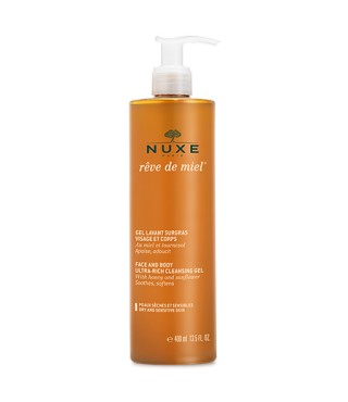 Nuxe Медова Мрія гель для обличчя і тіла Nuxe Reve de Miel Gel lavant surgras visage et corps, 400 мл