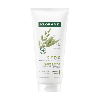 Клоран Овес бальзам-ополіскувач для всіх типів волосся Klorane Baume après-shampooing au lait d'avoine, 200 мл new