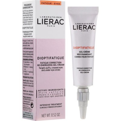 Лієрак Діоптифатиг Гель-крем Тонізуючий від ознак втоми Lierac Dioptifatigue Gel-Crème Redynamisant Correcteur Fatigue 15 мл