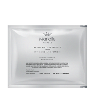 Marjolie Біоцелюлозна маска антивікової дії з пептидами Anti-Aging Mask Peptides Face, 1 саше