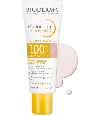 Біодерма Фотодерм Max Емульсія дуже світлий тон Bioderma Photoderm Max Fluide SPF 100 Teinte Tres Claire 40 мл