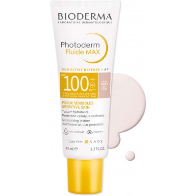 Біодерма Фотодерм Max Емульсія дуже світлий тон Bioderma Photoderm Max Fluide SPF 100 Teinte Tres Claire 40 мл