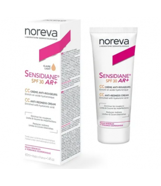 Noreva Сенсидіан АR CC+ крем SPF 30 Noreva Sensidiane AR CC Creme Сlaire SPF 30, 40мл
