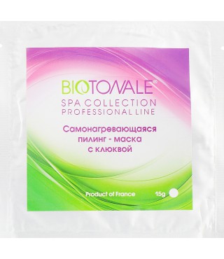 Biotonale Самонагріваюча пілінг-маска з журавлиною HEATING CRANBERRI MASK, 15 г (пробник)