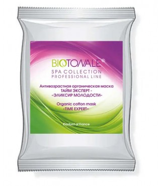 Biotonale Антивікова органічна маска тайм експерт Еліксир Молодості COTTON MASK TIME EXPERT, 1 шт