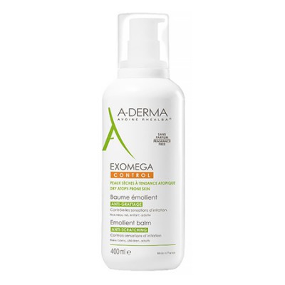 А-Дерма Екзомега Контроль бальзам емолент  A-Derma Exomega Control Baume Émollient 400 мл