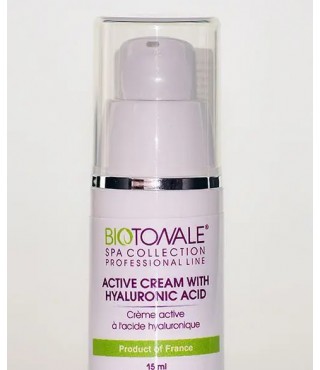 Biotonale Активний крем з гіалуроновою кислотою ACTIVE CREAM WIHT HYALURONIC ACID, 15 мл