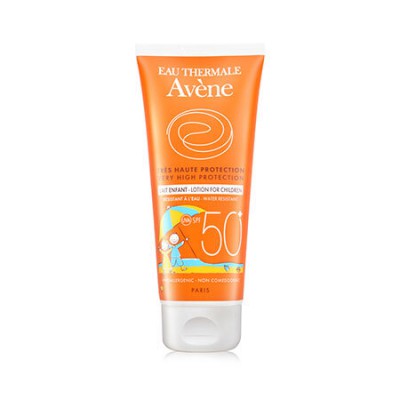 Авен Сонцезахисне Дитяче молочко SPF 50+ Avene Very high protection Lotion spf 50 for children, 100 мл