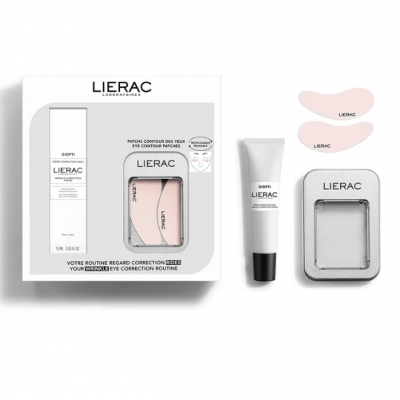 Lierac Набір Діопті крем +  багаторазові патчі