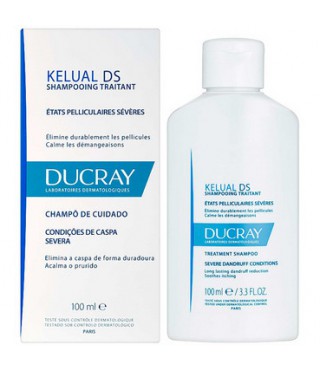 Дюкре Келюаль DS шампунь для лікування важких форм лупи Ducray Kelual DS shampooing traitant antipelliculaire antirecidive 100 мл