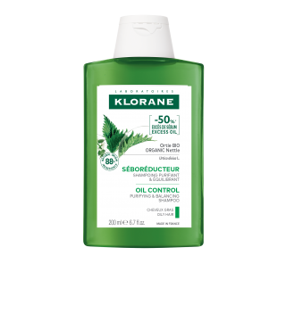 Клоран Кропива шампунь для жирного волосся Klorane shampooing a l'ortie Bio, 200мл new