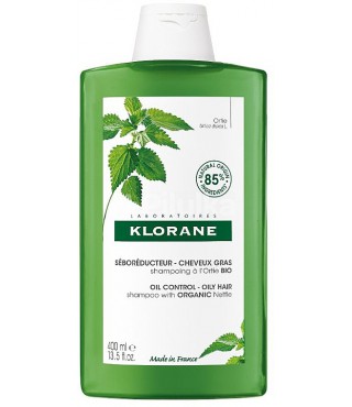 Клоран Кропива шампунь для жирного волосся Klorane shampooing a l'ortie Bio, 400мл