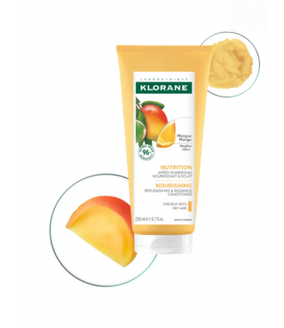 Клоран Манго бальзам-ополіскувач для сухого волосся Klorane Après-shampooing a la Mangue, 200 мл new