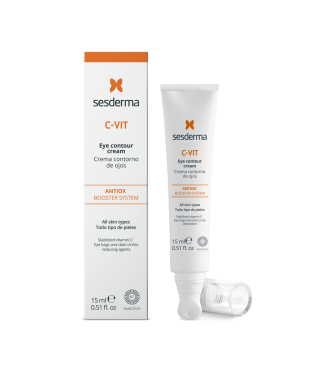 Сесдерма С-Vit Крем для контуру навколо очей із вітаміном C SesDerma C-Vit Ceramic Eye Contour Cream, 15 мл