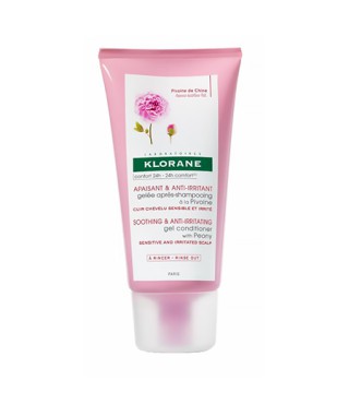 Клоран Півонія гель-ополіскувач для чутливої шкіри голови Klorane après-shampooing à la Pivoine BIO, 150 мл