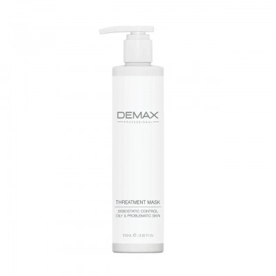 Demax Маска звужуюча пори Каолін і трави Threament Mask for Oily and Problematic Skin, 250 мл