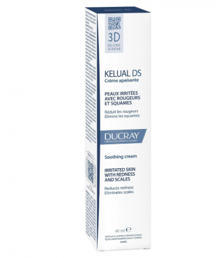 Дюкре Келюаль DS крем для обличчя проти себорейного дерматита Ducray Kelual DS Creme Apaisante Squamoreductrice 40 мл