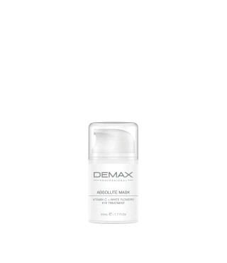 Demax Мультивітамінна маска для очей «Вітамін С та білі квіти» Absolute mask Vitamin C + White Flowers, 50 мл