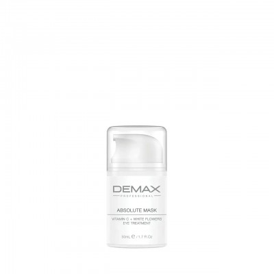 Demax Мультивітамінна маска для очей «Вітамін С та білі квіти» Absolute mask Vitamin C + White Flowers, 50 мл