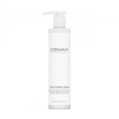 Demax Зволожуючий денний крем з колагеном та еластином Moisturizing Cream SPF 25, 250 мл