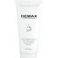 Demax Зволожуючий денний крем з колагеном та еластином Moisturizing Cream SPF 25, 150 мл