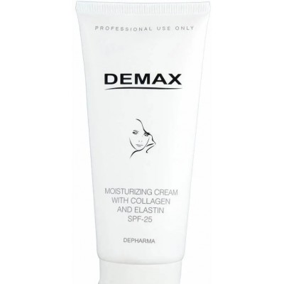 Demax Зволожуючий денний крем з колагеном та еластином Moisturizing Cream SPF 25, 150 мл