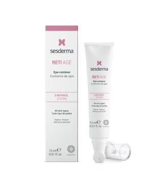 Сесдерма Reti-Age ceramic Омолоджуючий Гель для контуру очей з ретинолом SesDerma Reti-Age Eye Contour Gel, 15 мл