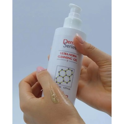 DERMA SERIES Нормалізуючий гель для очищення ULTRA-NORM CLEANSING GEL, 200 мл
